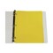C-Line 3-Hole Punch 11 in. x 8.5 in. 2-Pocket Heavyweight Poly Portfolio Folder - Yellow (25/Box)